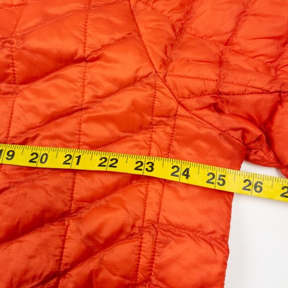 The North Face Thermoball Puffer Jacket Men's XL Orange Lightweight Full Zip - Picture 15 of 16